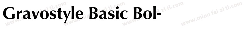 Gravostyle Basic Bol字体转换